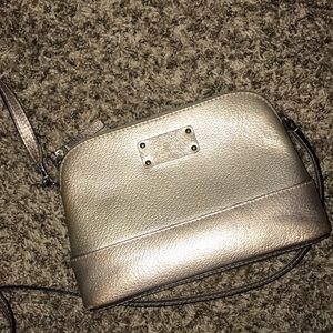 Kate Spade Small Wellesley Gold Crossbody Satchel